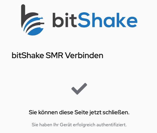 Verbindung hergestellt
