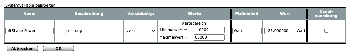 Systemvariable